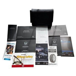2014 Hyundai Equus Owners Manual Set With Warranty & Navigation Guide